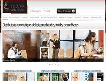 Tablet Screenshot of 1cafecheznous.fr